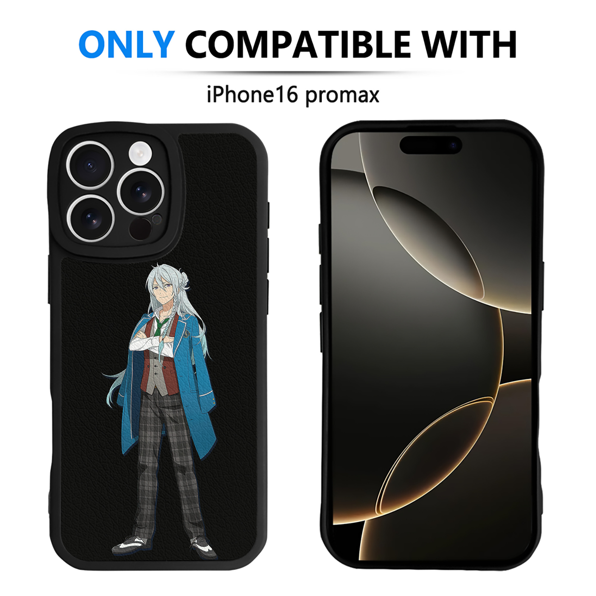 （画像用） あんさんぶるスターズ! Ensemble Stars 【iPhone 16シリーズ対応】シリコンスマホケース（レザー調） 材質：シリコン